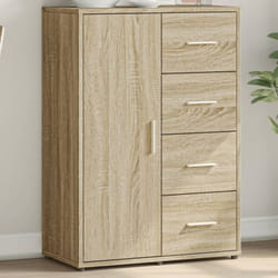Credenza Rovere Sonoma 60x31x84 cm in Legno Multistrato vidaXL52280