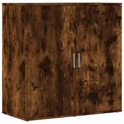 vidaXL Credenza Rovere Fumo 79x38x80 cm in Legno Multistrato - Vista aggiuntiva 2