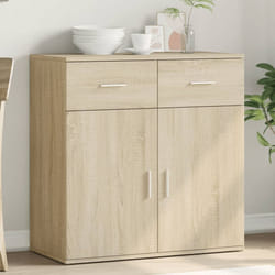 vidaXL Credenza Rovere Sonoma 79x38x80 cm in Legno Multistrato