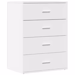 vidaXL Credenza Bianca 60x39x80 cm in Legno Multistrato - Vista aggiuntiva 2