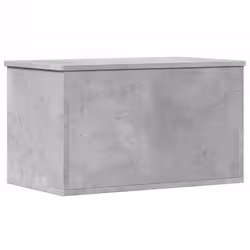 vidaXL Contenitore Portaoggetti Grigio Cemento 60x35x35cm Truciolato - Vista aggiuntiva 2