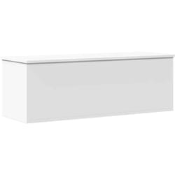 Vidaxl - Contenitore Portaoggetti Bianco 102x35x35 cm in Truciolato 991302
