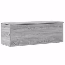 vidaXL Contenitore Portaoggetti Grigio Sonoma 102x35x35 cm Truciolato - Vista aggiuntiva 2