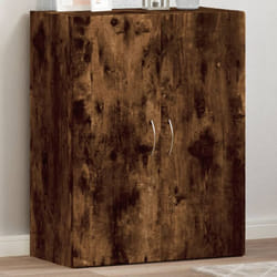 Schedario Rovere Fumo 60x32x77,5 cm in Legno Multistrato Vidaxl 126534