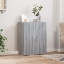vidaXL Schedario Grigio Sonoma 60x32x77,5 cm in Legno Multistrato - Vista aggiuntiva 3