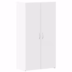 vidaXL Schedario Bianco 60x32x115 cm in Legno Multistrato - Vista aggiuntiva 2