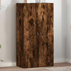 vidaXL Schedario Rovere Fumo 60x32x115 cm in Legno Multistrato