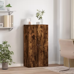 vidaXL Schedario Rovere Fumo 60x32x115 cm in Legno Multistrato - Vista aggiuntiva 3