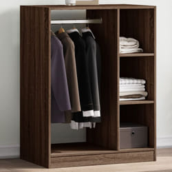 Armadio Marrone Sonoma 77x48x102 cm in Legno Multistrato Vidaxl Marrone