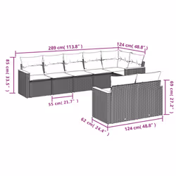 VidaXL 3226153 set mobili da esterno - Vista aggiuntiva 7