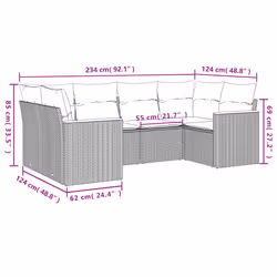 VidaXL 3226258 set mobili da esterno - Vista aggiuntiva 7