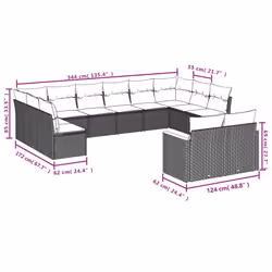 VidaXL 3226443 set mobili da esterno - Vista aggiuntiva 7
