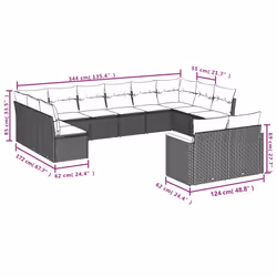 VidaXL 3226447 set mobili da esterno - Vista aggiuntiva 7