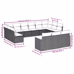 VidaXL 3226464 set mobili da esterno - Vista aggiuntiva 7