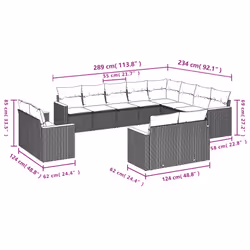 VidaXL 3226515 set mobili da esterno - Vista aggiuntiva 7