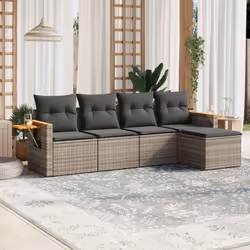 Questo set di divani da giardino è il complemento perfetto al vostro cortile, terrazza o patio, e offre uno spazio confortevo ...