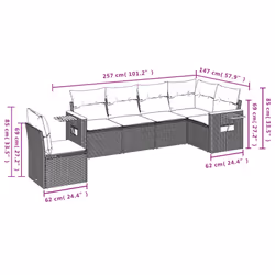 VidaXL 3226858 set mobili da esterno - Vista aggiuntiva 8