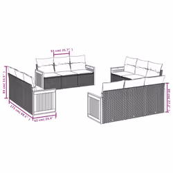 VidaXL 3227512 set mobili da esterno - Vista aggiuntiva 7