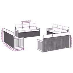 VidaXL 3227519 set mobili da esterno - Vista aggiuntiva 7
