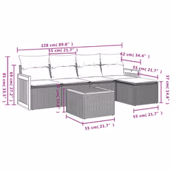 VidaXL 3227602 set mobili da esterno - Vista aggiuntiva 8