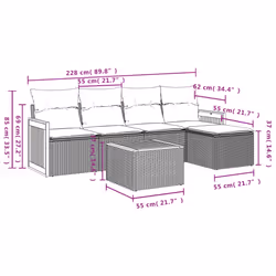 VidaXL 3227606 set mobili da esterno - Vista aggiuntiva 8