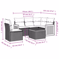 VidaXL 3227663 set mobili da esterno - Vista aggiuntiva 8