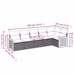 VidaXL 3227666 set mobili da esterno - Vista aggiuntiva 7