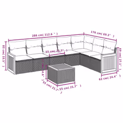 VidaXL 3227715 set mobili da esterno - Vista aggiuntiva 8