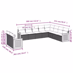 VidaXL 3227795 set mobili da esterno - Vista aggiuntiva 7