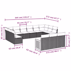VidaXL 3228142 set mobili da esterno - Vista aggiuntiva 7