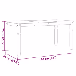 VidaXL 4005717 tavolo da cucina e sala da pranzo - Vista aggiuntiva 8