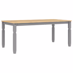 vidaXL Tavolo da Pranzo Corona 180x90x75 cm in Legno Massello di Pino - Vista aggiuntiva 2