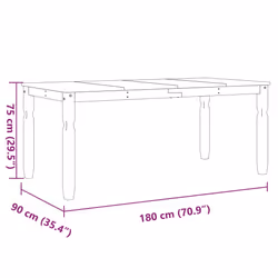 VidaXL 4005722 tavolo da cucina e sala da pranzo - Vista aggiuntiva 8