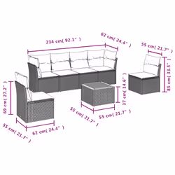VidaXL 3223553 set mobili da esterno - Vista aggiuntiva 3