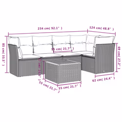 VidaXL 3223629 set mobili da esterno - Vista aggiuntiva 3