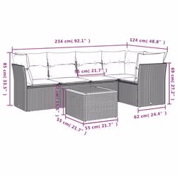 VidaXL 3223636 set mobili da esterno - Vista aggiuntiva 3