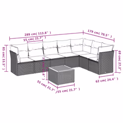 VidaXL 3223680 set mobili da esterno - Vista aggiuntiva 3