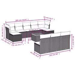 VidaXL 3223868 set mobili da esterno