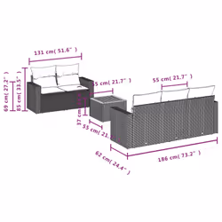 VidaXL 3224009 set mobili da esterno