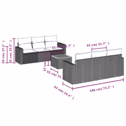 VidaXL 3224011 set mobili da esterno