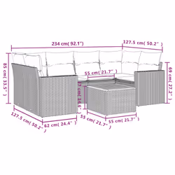 VidaXL 3224019 set mobili da esterno