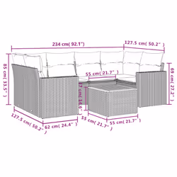VidaXL 3224022 set mobili da esterno