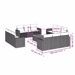 VidaXL 3224057 set mobili da esterno