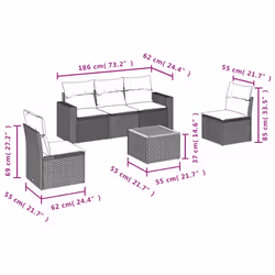 VidaXL 3224064 set mobili da esterno - Vista aggiuntiva 3