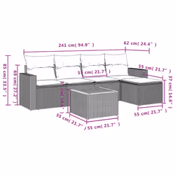 VidaXL 3224098 set mobili da esterno