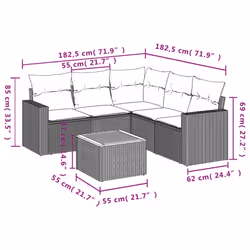 VidaXL 3224120 set mobili da esterno - Vista aggiuntiva 3