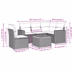 VidaXL 3224127 set mobili da esterno