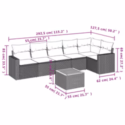 VidaXL 3224133 set mobili da esterno