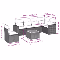 VidaXL 3224135 set mobili da esterno - Vista aggiuntiva 3