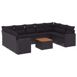 VidaXL 3224263, Nero, Malacca, Acciaio, Legno di acacia, 110 kg, Adulti e bambini, 550 mm, 550 mm